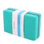 Two-color High-Density EVA Weighted Yoga Bricks Yoga Aids Dance Practice Bricks(Green)