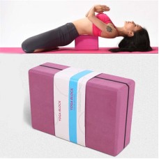 Two-color High-Density EVA Weighted Yoga Bricks Yoga Aids Dance Practice Bricks(Dark Purple)