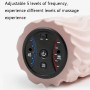 EVA Electrical Muscle Relaxer Yoga Massage Vibration Foam Roller, Fishbone Vibration USB (Ocean Blue)