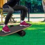 Surfing Ski Balance Board Roller Wooden Yoga Board, Specification: 03B Black Sand