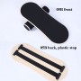 Surfing Ski Balance Board Roller Wood Yoga Board, Specification: 05B Svart Sand