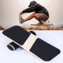 Surfing Ski Balance Board Roller Wood Yoga Board, Specification: 07B Black Sand