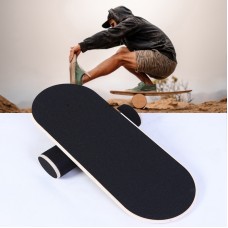 Banque de ski de surf Board de yoga en bois à rouleaux, spécification: 04a Sable noir