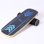 Surfing Ski Balance Board Roller Wood Yoga Board, Specification: 03b Color Sand