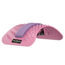 Rotary Waist Muscle Relaxation Massage Board, Spec: Acupuncture (Pink Board)