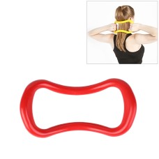 Smooth Yoga Pilates Magic Circle Fascia Stretching Training Ring(Rose Red)