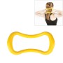 Sima jóga Pilates Magic Circle fascia nyújtó edzőgyűrű (sárga)