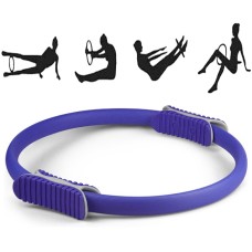 Yoga Pilates Ring Yoga Body Fitness Magic Circle, Inner Diameter: 32cm( Purple)