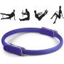 Jóga Pilates Ring Yoga Body Fitness Magic Circle, Vnitřní průměr: 32 cm (fialová)