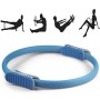 Jóga Pilates Ring Yoga Body Fitness Magic Circle, Vnitřní průměr: 32 cm (modrá)