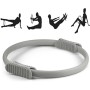 Yoga Pilates Ring Yoga Body Fitness Magic Circle, Inner Diameter: 32cm( Gray)