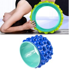 Yoga Back Bend Open Back Equipment Stovepipe Pilates Ring for Beginner(Upgrade Massage (Gems ??Blue))