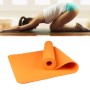 6mm Thickness Eco-friendly TPE Anti-skid Home Exercise Yoga Mat, Size:183*61cm(Orange)