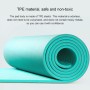 Mat de yoga Anti-Skidding Xiaomi Original Yunmai (vert)