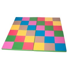 [US Warehouse] Colorful Portable Foldable Gymnastic Mat, Size: 146x146x3cm