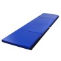 [US Warehouse] Foldable PVC EVA Exercise Yoga Gymnastics Mat, Size: 120x240x5cm (Blue)