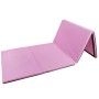 [Entrepôt américain] PVC pvc EVA Exercice Yoga Gymnastics Mat, taille: 120x240x5cm (rose)