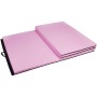 [US -Lagerhaus] Faltbare PVC EVA -Übung Yoga Gymnastics Matte, Größe: 120x240 x 5 cm (rosa)