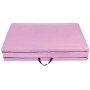 [Entrepôt américain] PVC pvc EVA Exercice Yoga Gymnastics Mat, taille: 120x240x5cm (rose)