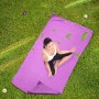 Microfibra ispessimento non slip yoga coperta tappetino da yoga lavabile lungo, consegna di colore casuale