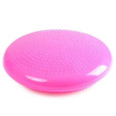 Thick Explosion-proof Yoga Special Massage Balance Cushion, Diameter: 33cm, Specification:With Gas Needle(Pink)