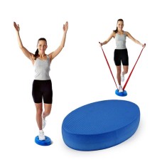 TPE Oval High Rebound No Slip Yoga Supplies Balance Mat, tamaño: 31 x 21 x 6cm