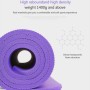 Purple Men and Women débutants Home Not Slip Yoga Mat avec sangles et tutoriel et sac net, taille: 1850 x 900 x 15 mm