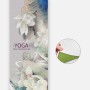 Yoga Mat Indoor Fitness Exercise Mat Ultra Thin Non Slip Sweat Absorbent Folding Portable Mat, Size:183 x 65cm(Lotus Leaf Without Colloidal Particles)