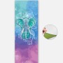 Yogamatte Innenfitness -Übungsmatte Ultra dünner Nicht -Schlupf -Schweiß absorbierende Faltungsmatte, Größe: 183 x 65 cm (Elefant ohne kolloidale Partikel)