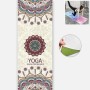 Tapis de yoga nat d'exercice de fitness intérieur