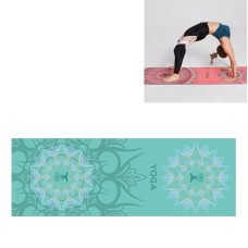 Portable Printed Non-slip Environmental Protection Yoga Mat Drape, Size: 185 x 63cm(Century Lotus)