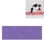 Tragbares gedrucktes Nicht-Rutsch-Umgebungsschutz Yoga Matte Drape, Größe: 185 x 63 cm (Violet Lotus)