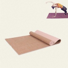 PVC -linne Yogamatta med hög densitet, storlek: 183 x 61 x 0,6 cm (khaki)