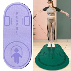 Indoor Skipping Mat Sound Insulation Shock Absorption Thickened Skipping Blanket Non-Slip Yoga Mat, Size: 140 x 60cm(Light Purple)