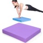 La taille de yoga et l'abdomen du noyau stabilisé Balance du tapis de tapis de support de support Balance douce effondrement, spécification: 31x20x6cm (violet)