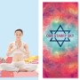 Home Yoga Towel Printing Portable Non-Slip Yoga Blanket, Colour: Sky Large