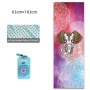 Home Yoga Towel Printing Portable Non-Slip Yoga Blanket, Colour: Vientiane Small + Silicone