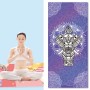 Home Yoga-Handtuchdruck tragbarer Nicht-Schlupf-Yoga-Decke, Farbe: Elefant groß + Silikon