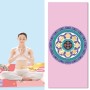 Home Yoga-Handtuchdruck tragbarer Nicht-Schlupf-Yoga-Decke, Farbe: Dothy Blume Large + Silikon