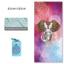 Home Yoga Towel Printing Portable Non-Slip Yoga Blanket, Colour: Vientiane Large + Silicone