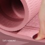 8mm TPE Sound-Absorbing And Shock-Absorbing Skipping Mat Home Indoor Sports Fitness Mat(Pink)