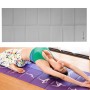 YM15C Portable Travel Thick Fold Yoga Pad Student NNAP MAT, Tjocklek: 2mm (grå)