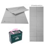 YM15C Portable Travel Thick Fold Yoga Pad Student NNAP MAT, Tjocklek: 2mm (grå)