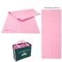 YM15C Portable Travel Thick Fold Yoga Pad Student NNAP MAT, Tjocklek: 2mm (rosa)