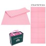 YM15C Portable Travel Thick Fold Yoga Pad Student NNAP MAT, Tjocklek: 3mm (rosa)