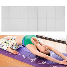 YM15C Portable Travel Thick Fold Yoga Pad Student Nnap Mat, Thickness: 3mm (Gray)