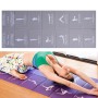 YM15C Tragbares Reisen Dicke Falten -Yoga -Pad -Student NNAP -Matte, Dicke: 5 mm (grauer Druck)