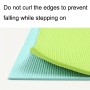 YM15C Portable Travel Thick Fold Yoga Pad Student Nnap Mat, Thickness: 8mm (Grass Green Print)