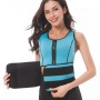 Neoprene Corset Yoga Vest Sweat Suit Postpartum Belly Belt, Size: S (Sky Blue)