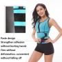 Neoprene Corset Yoga Vest Sweat Suit Postpartum Belly Belt, Size: S (Sky Blue)